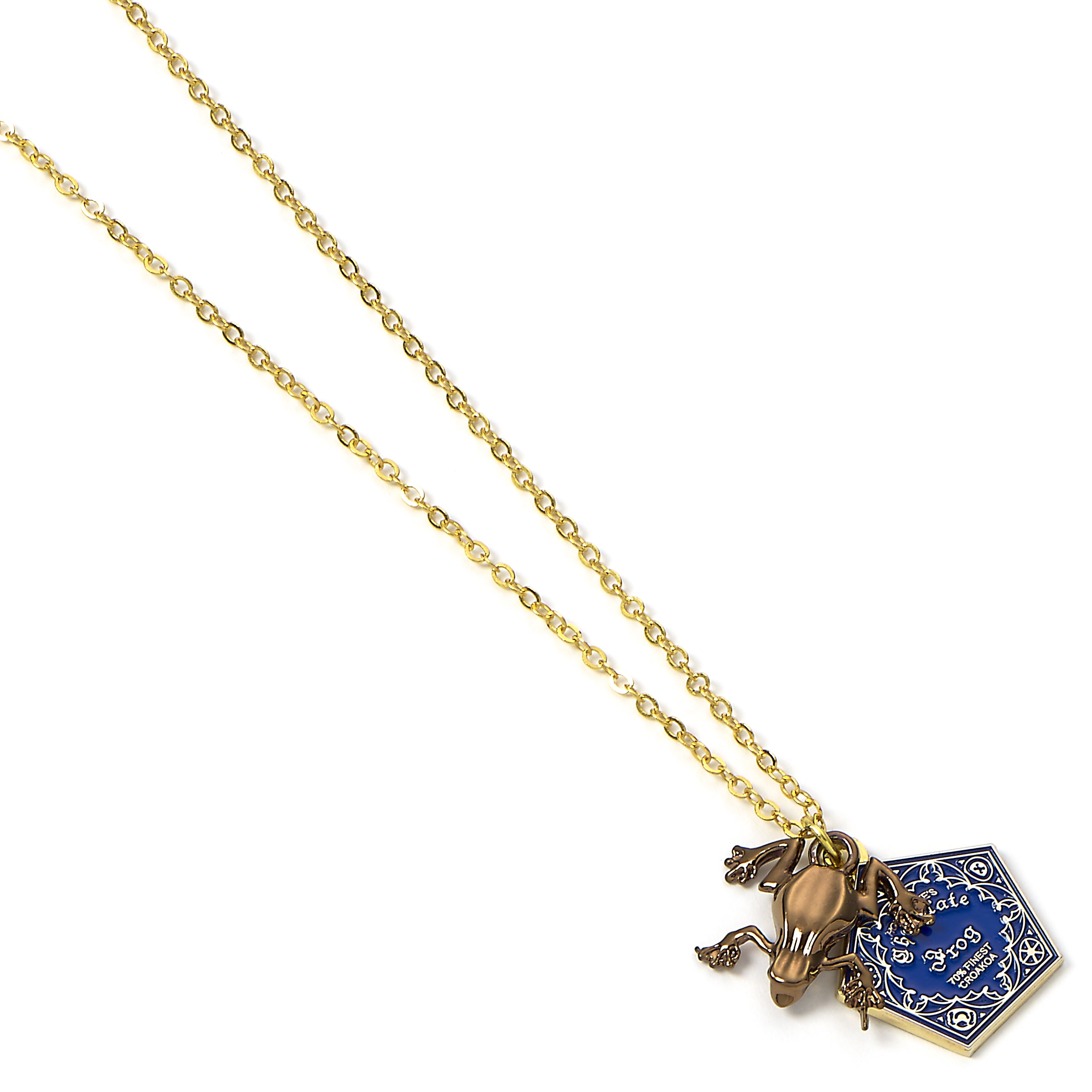 Vintage Florenza Frog Gold Tone Necklace - Jewelry